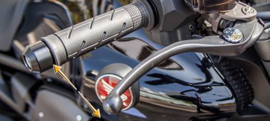 Bremshebel und Kupplungshebel Weite einstellen