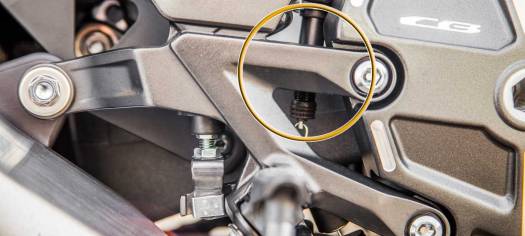 Motorrad Kontrolle Bremslichtschalter