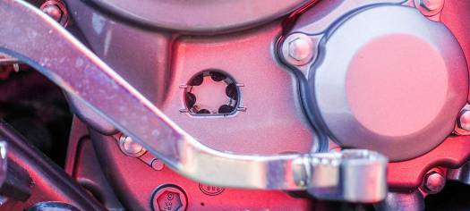 CRF300 Rally - Oelstand messen