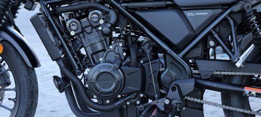 Honda CL500 - Motor und Getriebe