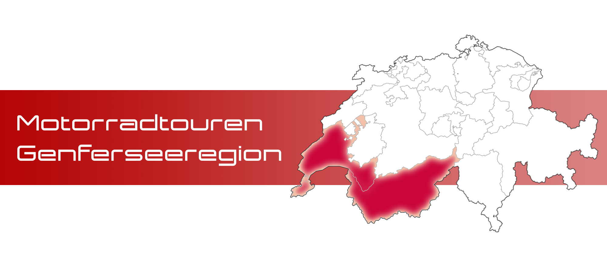 Motorradtouren in der Region Genfersee
