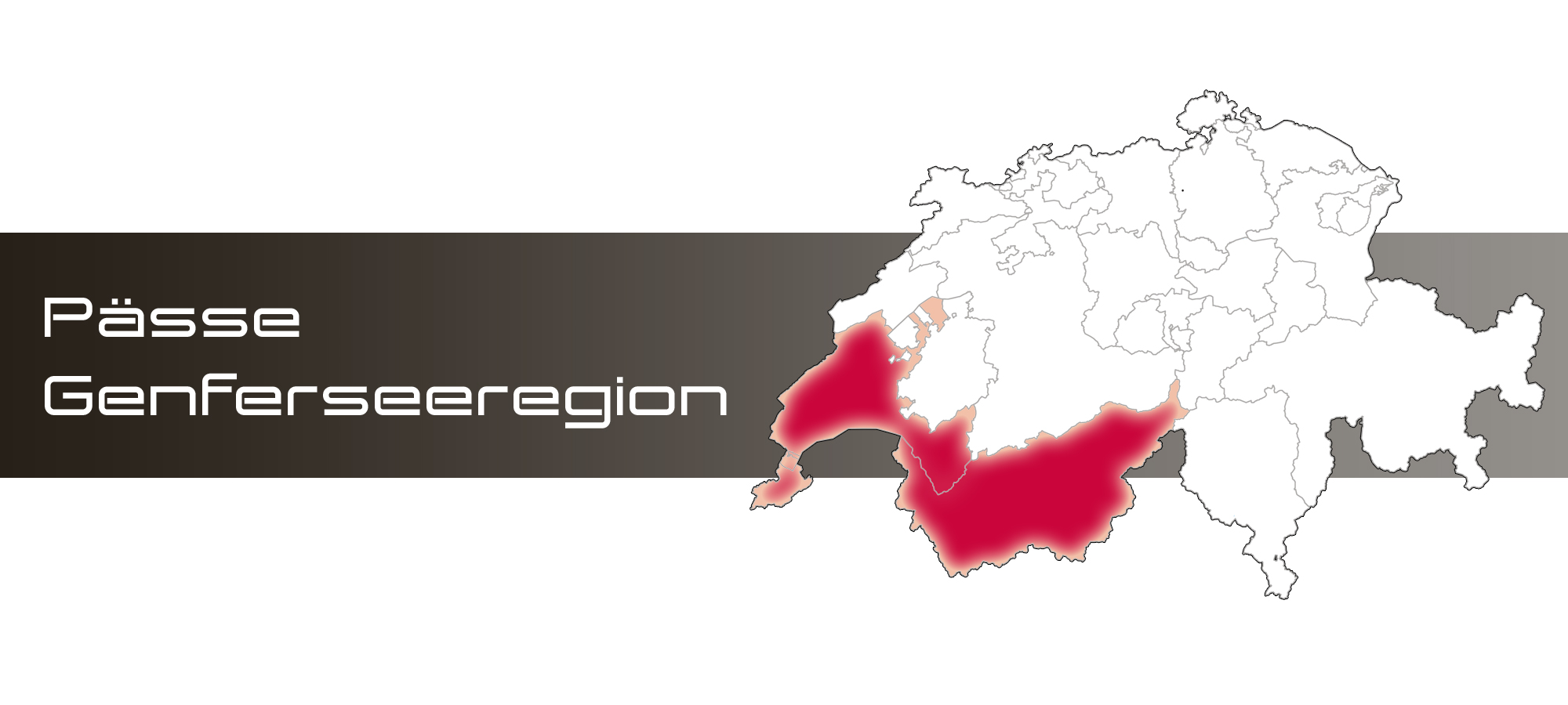 Pässe in der Region Genfersee